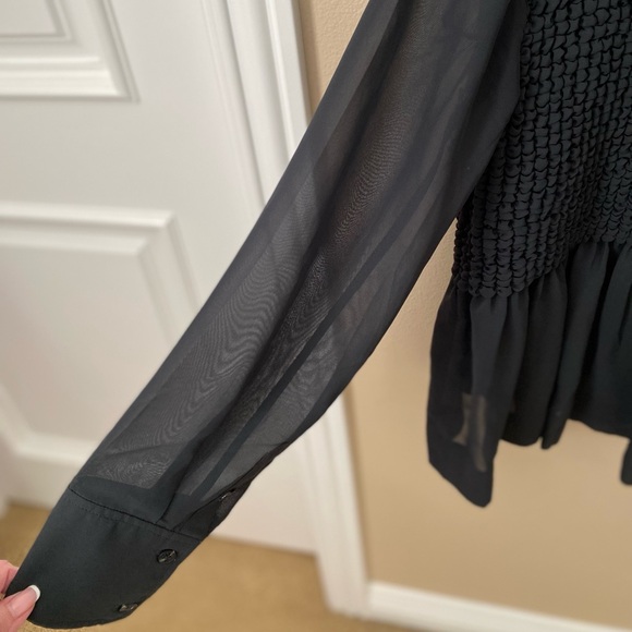 Ganni Phantom Ruffled Collar Blouse - Picture 9 of 14